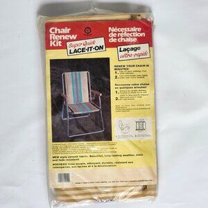 VINTAGE Lawn Chair RENEW KIT Super Quick Lace it ON Brand new in package 1962